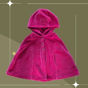 ✨ Kate Quinn Little Red Riding Cape In Velvet Red 18-24 Mo